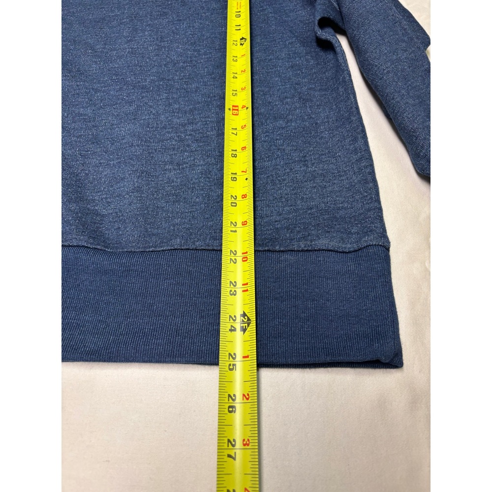 Rag & Bone Standard Issue Sweatshirt Mens XS Blue Cotton Raglan Crewneck Indigo - Picture 6 of 8